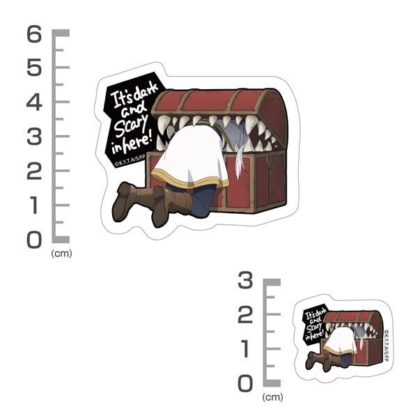 Frieren Beyond Journey's End Frieren Gets Eaten by Mimic Mini Sticker Set JAPAN