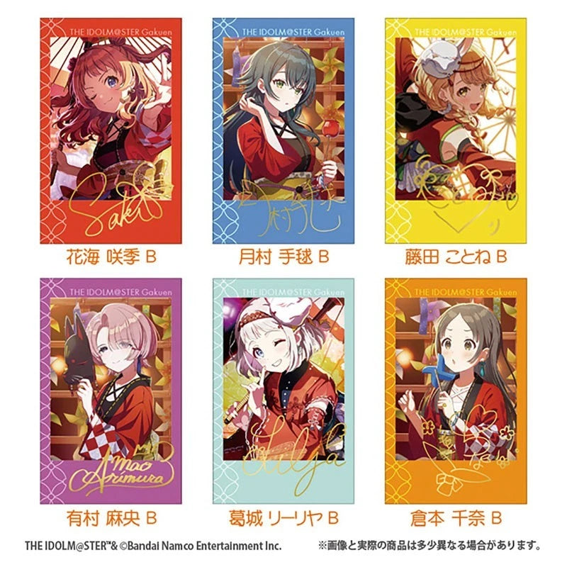 Gakuen iDOLM@STER W Photo Card Collection 2 15Pack Box TCG Candy Toy JAPAN