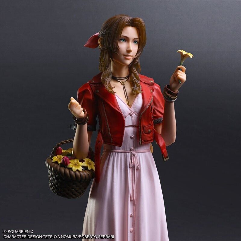 Final Fantasy VII Rebirth Play Arts Kai Aerith Gainsborough Action Figure Japon