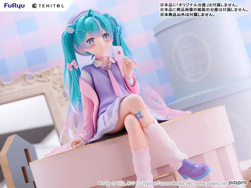 Furyu Tenitol Hatsune Miku Big Noodle Stopper Figura Japón Oficial