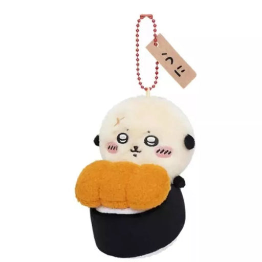 Chiikawa Otter Sea Urchin Sushi Mascot Plush Key Chain JAPAN OFFICIAL