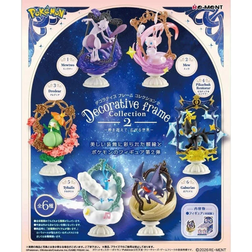 RE-MENT Pokemon Decorative Frame Collection 2 All 6 types Figure JAPAN OFFICIAL