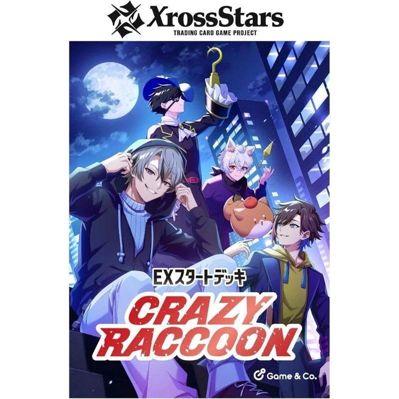 Xross Stars Crazy Raccoon EX Start Deck TCG JAPAN OFFICIAL