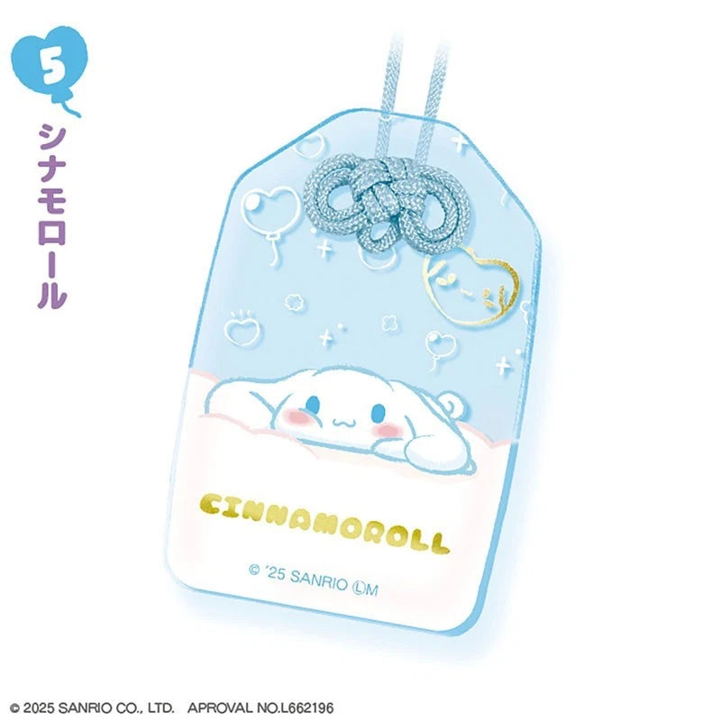 Sanrio Characters Amulet Style Acrylic Keychain 10Pack Box Candy Toy JAPAN