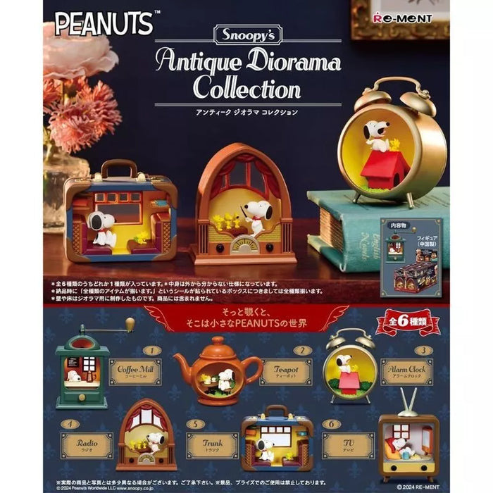 Re-Ment Peanuts Snoopy's Antique Diorama Collection Complete Set Figure JAPAN