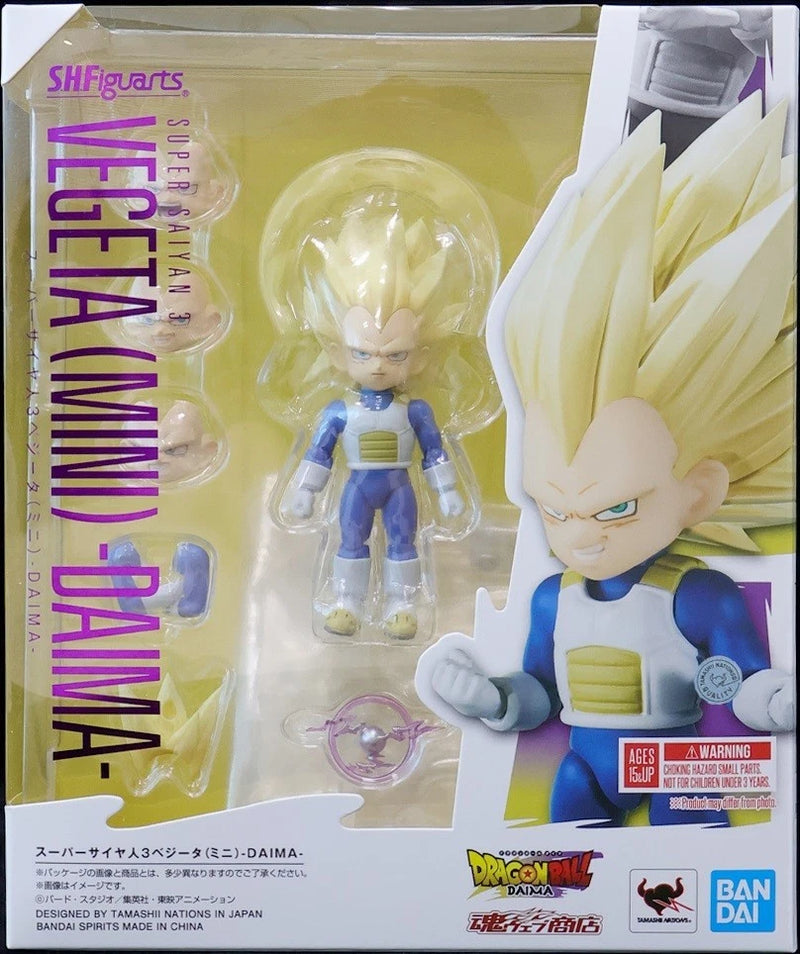 BANDAI S.H.Figuarts Dragon Ball DAIMA SS3 Vegeta Mini DAIMA Action Figure JAPAN