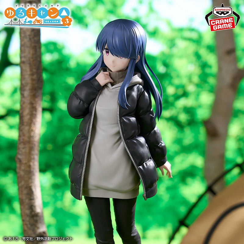 Banpresto Yuru Camp Saison 3 Rin Shima Figure JAPON OFFICIEL
