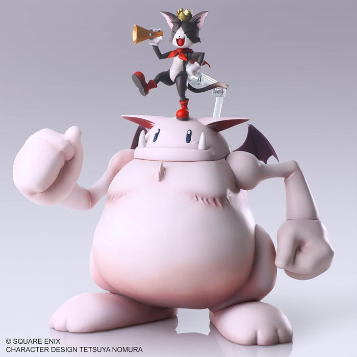 Square Enix Final Fantasy VII Breng Arts Cait Sith & Fat Moogle -actiefiguur