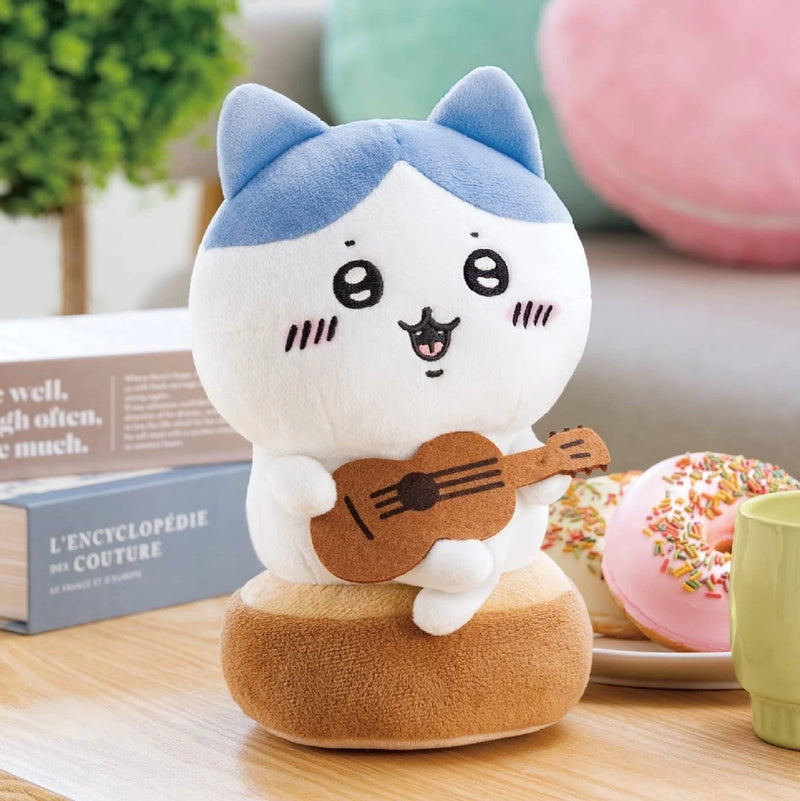 Joy Palette Chiikawa Singing Playing Hachiware Plush JAPAN OFFICIAL