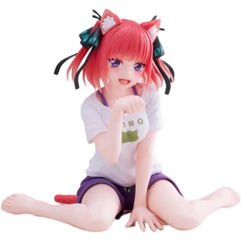 Desktop Cute The Quintessential Quintuplets Nino Nakano Cat Room Wear Figure