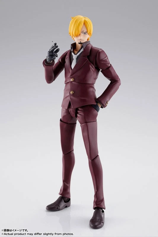 BANDAI S.H.Figuarts One Piece Invasion of Onigashima Sanji Action Figure JAPAN