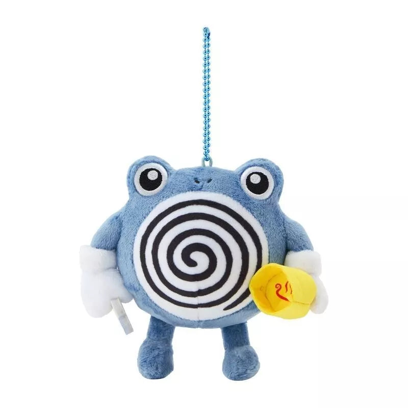 Pokemon Center Original Pokemon Sento Plush Keychain Poliwhirl JAPAN OFFICIAL