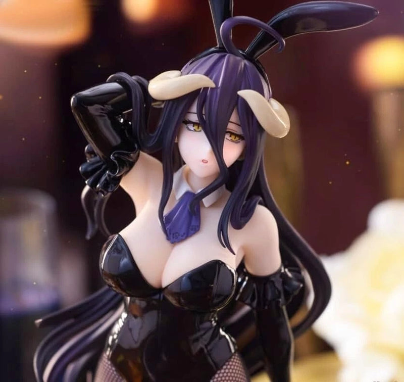 FuRyu BiCute Bunnies Figurine Albedo Noir Ver. OFFICIEL JAPON