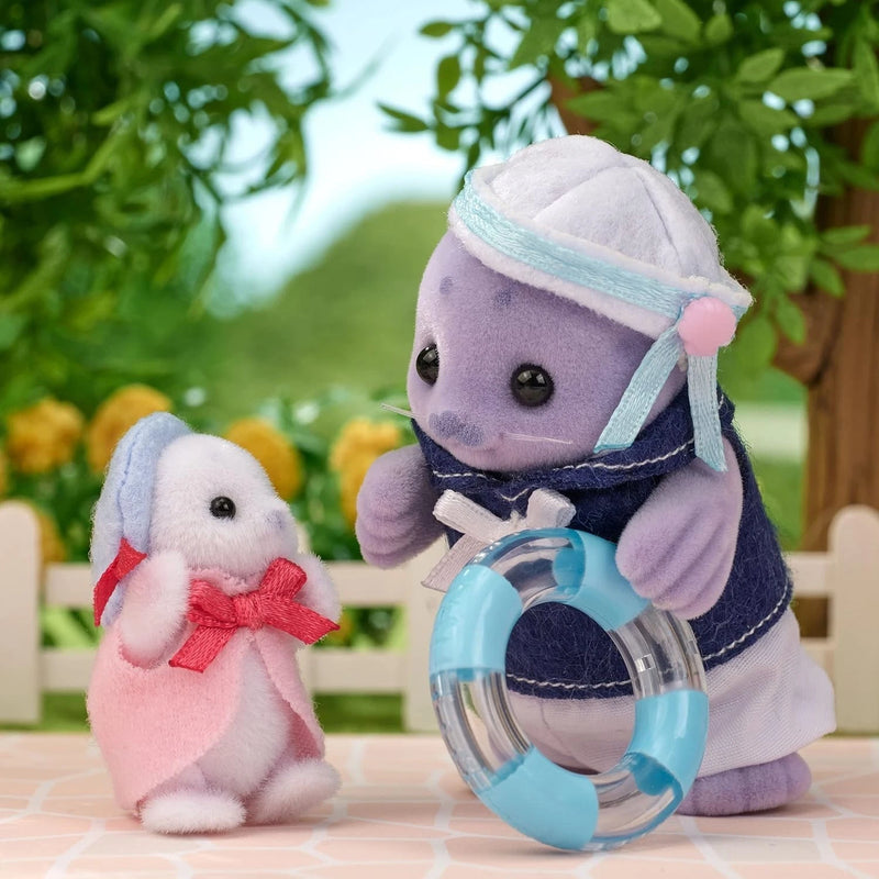 Epoch Sylvanian Families Calico Critters Seal Family FS-51 JAPAN OFFICIAL