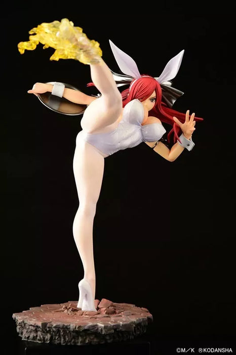 Fairy Tail Erza Scarlet High Kick ver. White Rabbit 1/6 Figure JAPAN OFFICIAL