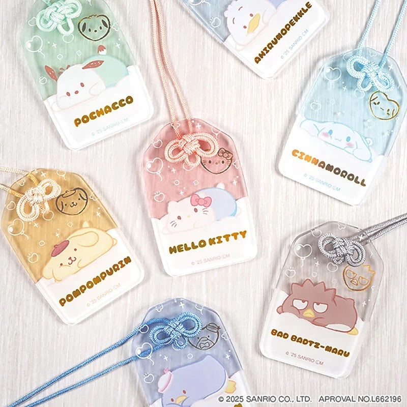 Sanrio Characters Amulet Style Acrylic Keychain 10Pack Box Candy Toy JAPAN