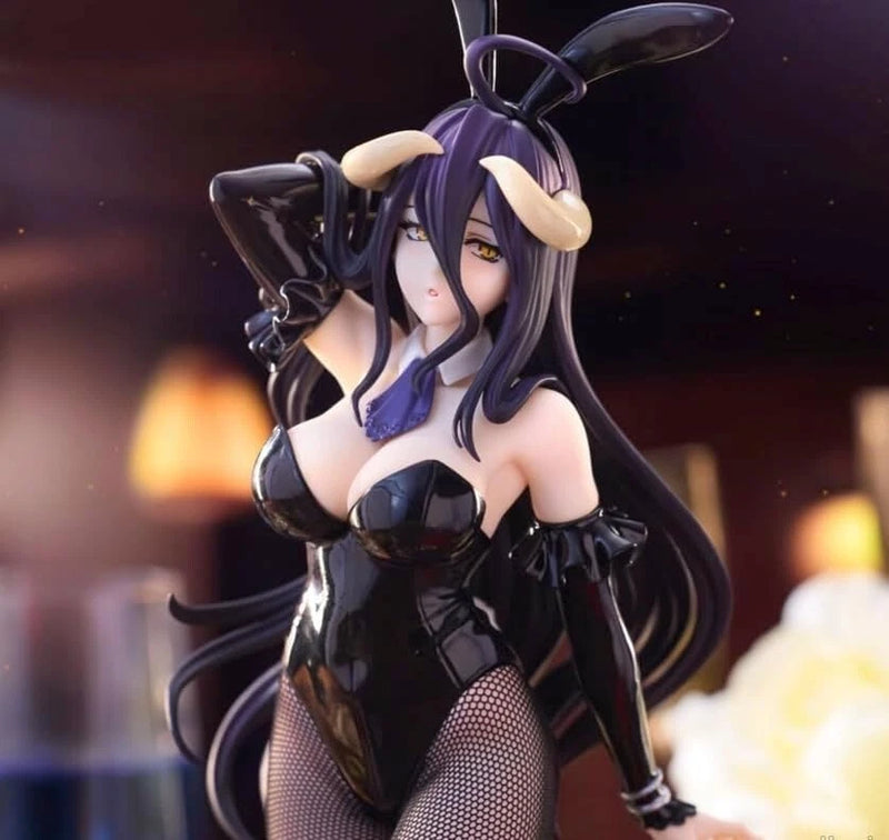 FuRyu BiCute Bunnies Figurine Albedo Noir Ver. OFFICIEL JAPON