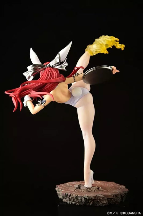 Fairy Tail Erza Scarlet High Kick ver. White Rabbit 1/6 Figure JAPAN OFFICIAL