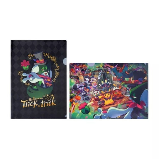 Pokemon Center Original Halloween Trick or trick Clear Files Set JAPAN OFFICIAL