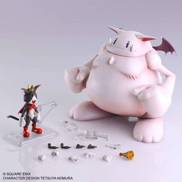 Square Enix Final Fantasy VII Porta Arts Cait Sith e Fat Moogle Action Figure