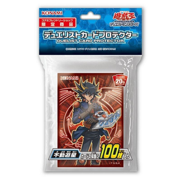 Konami Yu-Gi-Oh Duelist Card Protector Yusei Fudo 100 Sleeves JAPAN OFFICIAL