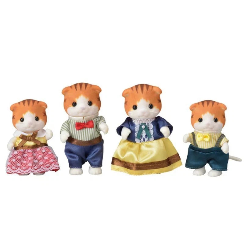 Epoch Sylvanian Families Maple Cat Family JAPAN OFFICIAL