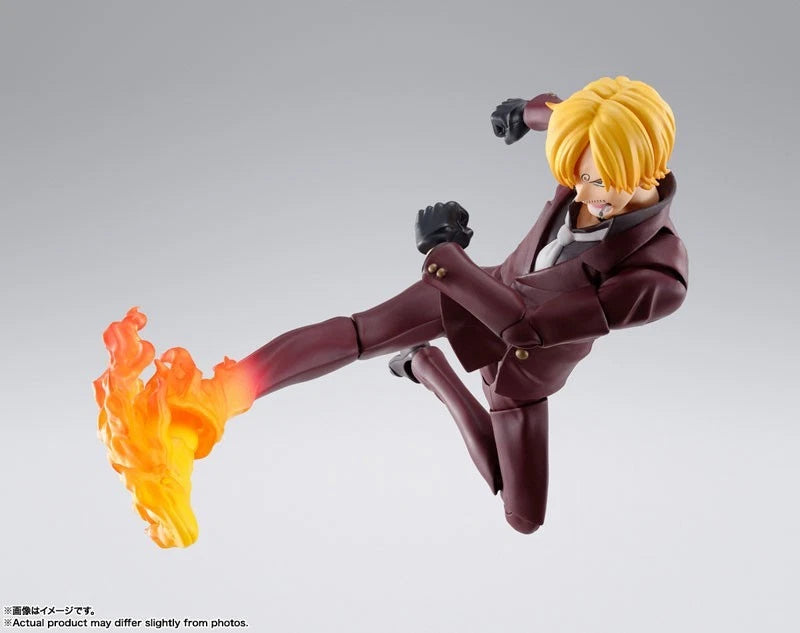 BANDAI S.H.Figuarts One Piece Invasion of Onigashima Sanji Action Figure JAPAN