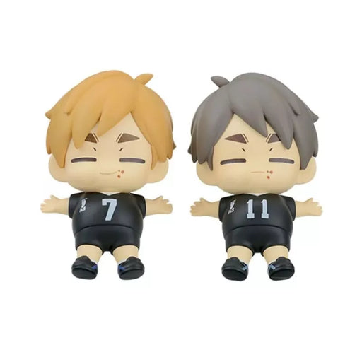 SEGA Haikyuu!! Manpuku Gochisousa Mascot Mini Figure Vol.2 2 Set JAPAN OFFICIAL