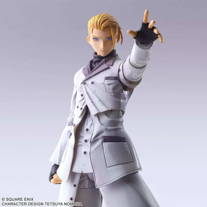 Square Enix Final Fantasy VII traz artes Rufus Shinra Action Figure JAPÃO
