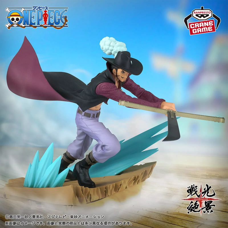 Banpresto Senkou Zekkei One Piece Zoro & Dracule Mihawk Figure Ensemble de 2 JAPON