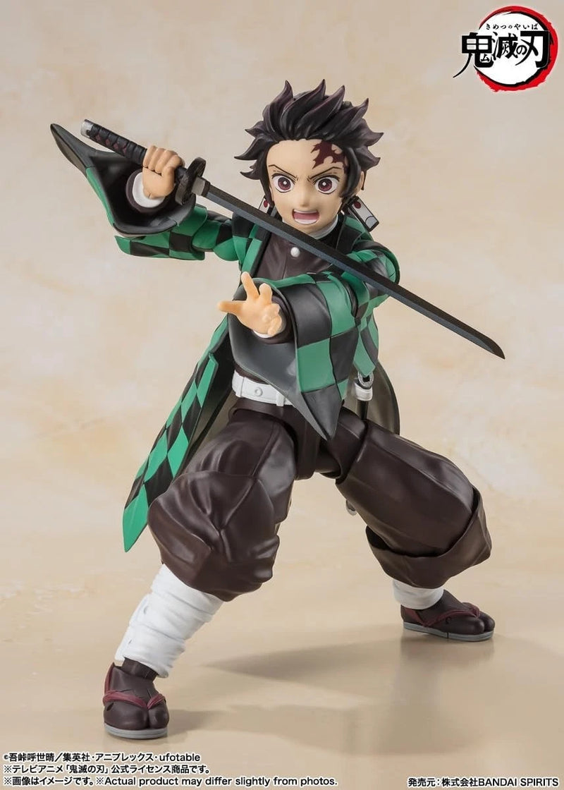 S.H.Figuarts Demon Slayer Kimetsu no Yaiba Tanjiro Kamado Action Figure JAPAN
