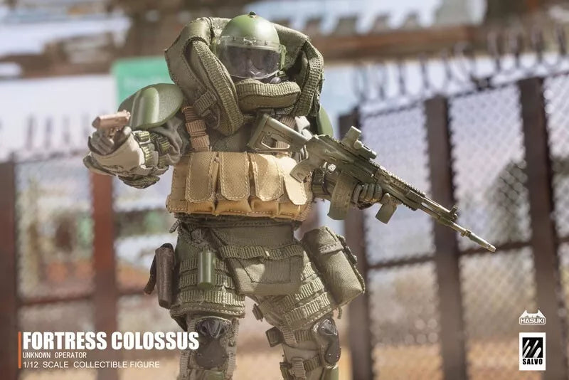 SALVO Series SA02 Fortress Colossus 1/12 Action Figure JAPAN SALVO Series SA02 Fortress Colossus 1/12 Action Figure JAPAN