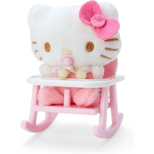 Sanrio Character Hello Kitty Baby Chair Mascot Keychain Plush JAPAN OFFICIAL