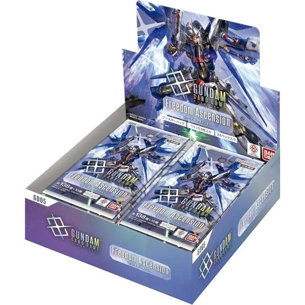 BANDAI Gundam Card Game Freedom Ascension GD05 Booster Pack Box