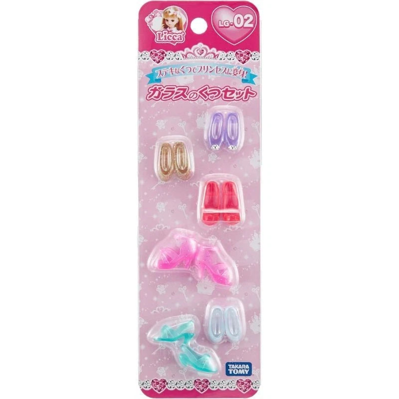 Takara Tomy Licca Chan Glass Shoes Set LG-02 JAPAN OFFICIAL