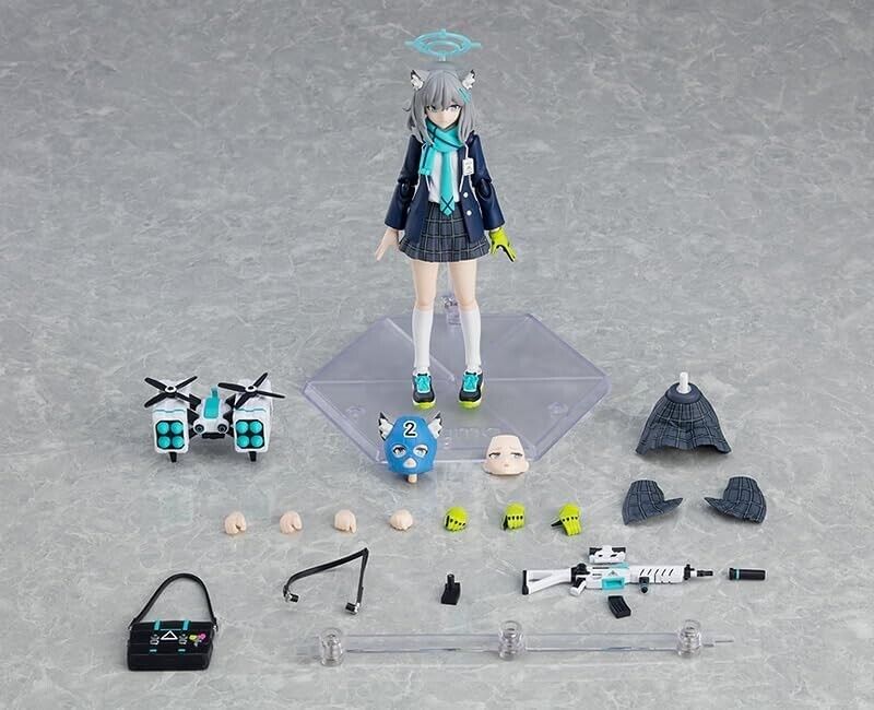 Figma Blue Archive Sunaookami Shiroko Action Figure Giappone Officiale