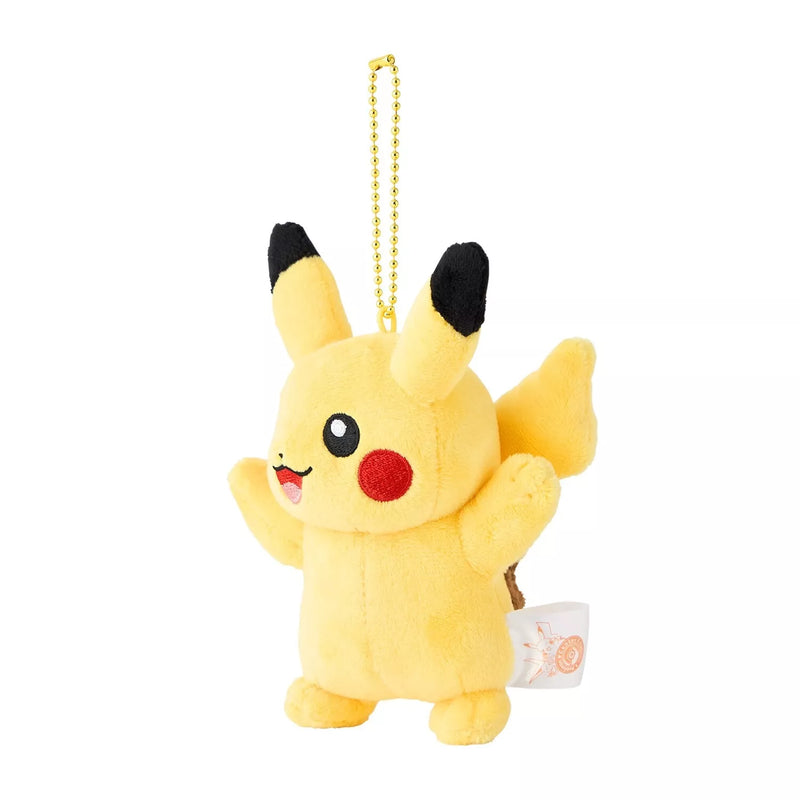 Pokemon Center Original Pikachu & Victini Plush Keychain High Five ver. JAPAN