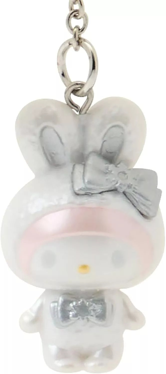 Sanrio My Melody Fluffy Snow Rabbit Porte-clés JAPON OFFICIEL
