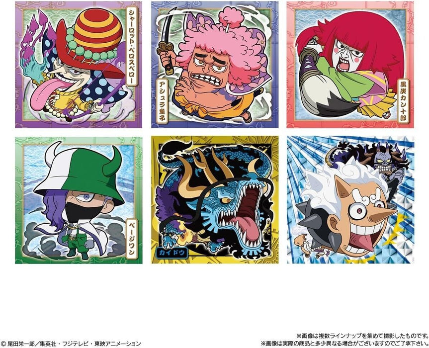 BANDAI Niformation One Piece Great Pirate Seal Wafer LOG.6 Box JAPAN OFFICIAL