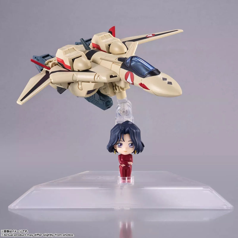 BANDAI Tiny Session Macross Plus YF-19 with Myung Fang Lone Action Figure JAPAN