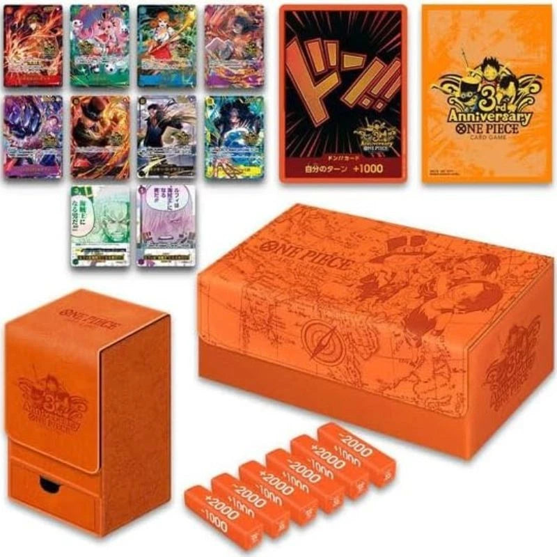 BANDAI One Piece Card Game 3rd Anniversary Set Full Set TCG JAPAN OFFICIAL