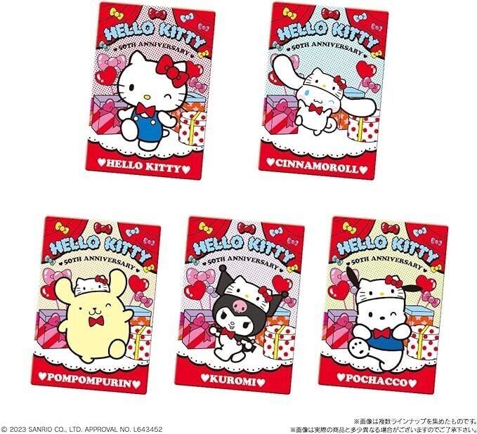 Bandai Sanrio Characters Wafer Vol.5 20 Pack Box TCG Japan Offiziell