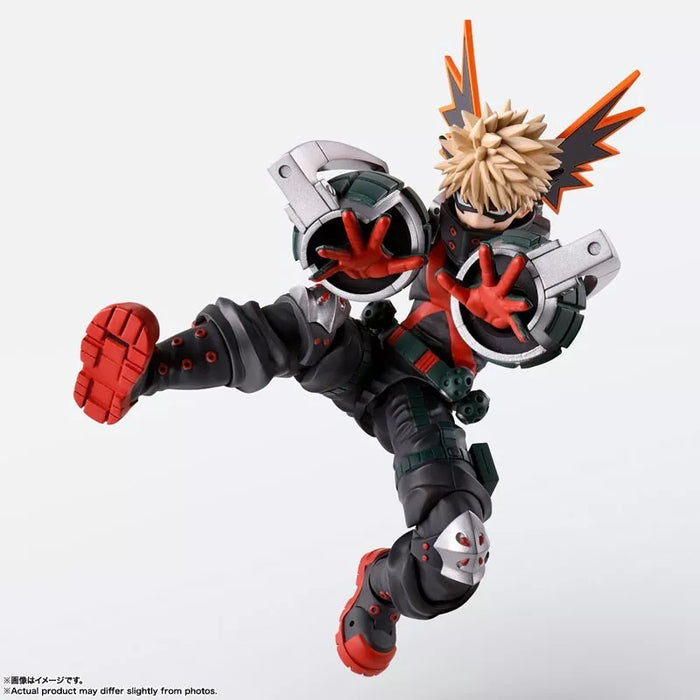 BANDAI S.H.FIGUARts My Hero Academia Katsuki Bakugo Ação Figura Japão Oficial