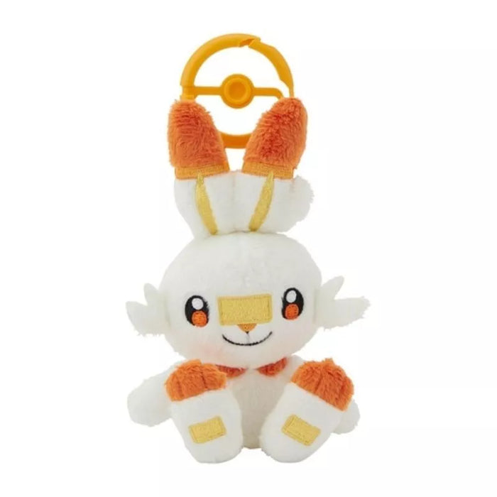 Pokemon Center Original Plush Doll with Carabiner Scorbunny JAPAN OFFICIAL