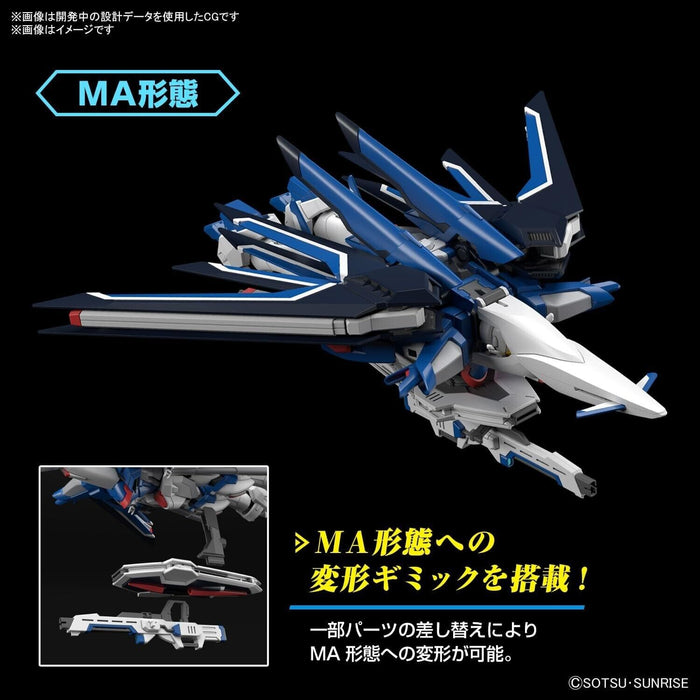 Traje móvil de Bandai Gundam Rising Freedom Gundam HG 1/144 Modelo Kit Japón