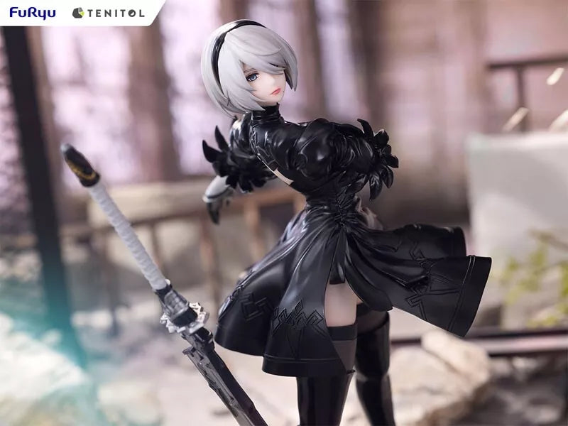 Furyu Tenitol Nier: Autómata Ver1.1A 2B Yorha No.2 Tipo B Figura Japón Oficial