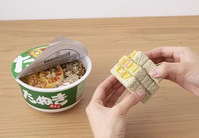 MegaHouse Midorinotanuki Cube Japanese Soba Noodle Shape Rubik’s Cube JAPAN