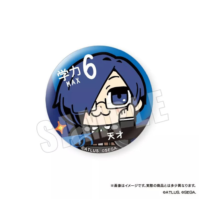 Persona 3 Reload Protagonist x Bkub Tin Badge Complete Set JAPAN OFFICIAL