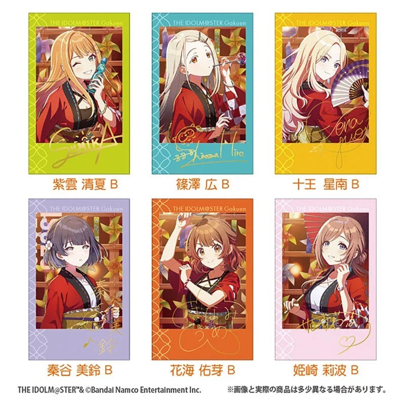 Gakuen iDOLM@STER W Photo Card Collection 2 15Pack Box TCG Candy Toy JAPAN