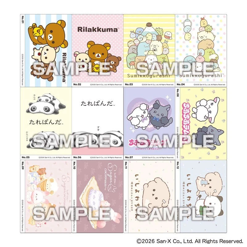 San-X Universe Clear Card Collection Gum 18Pack Box TCG Candy Toy JAPAN